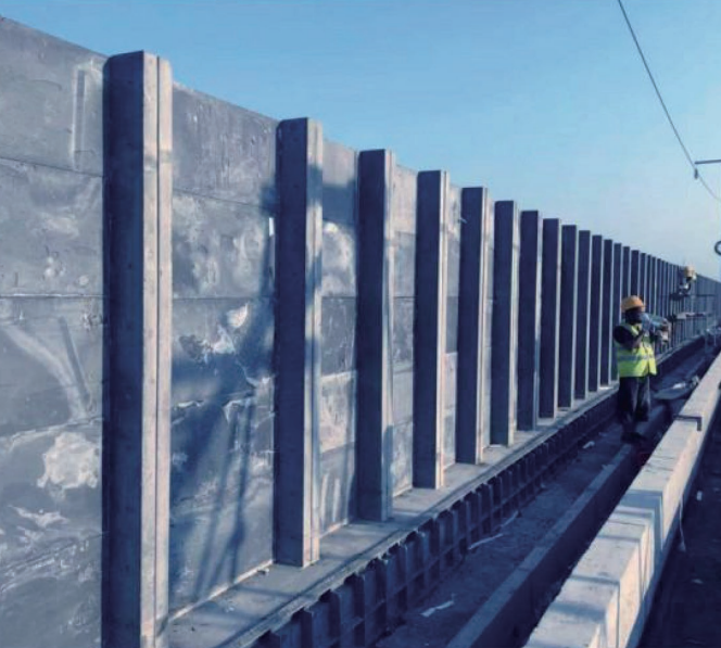 超高强混凝土声屏障制造安装